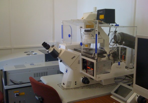 Carl Zeiss LSM510 Laser Scanning Confocal Microscope (LSCM) upgraded with a Live Cell Imaging Equipment Optical Microscope